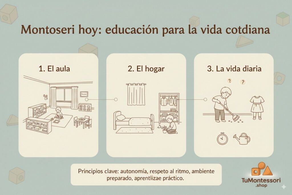 Montessori hoy educación para la vida cotidiana