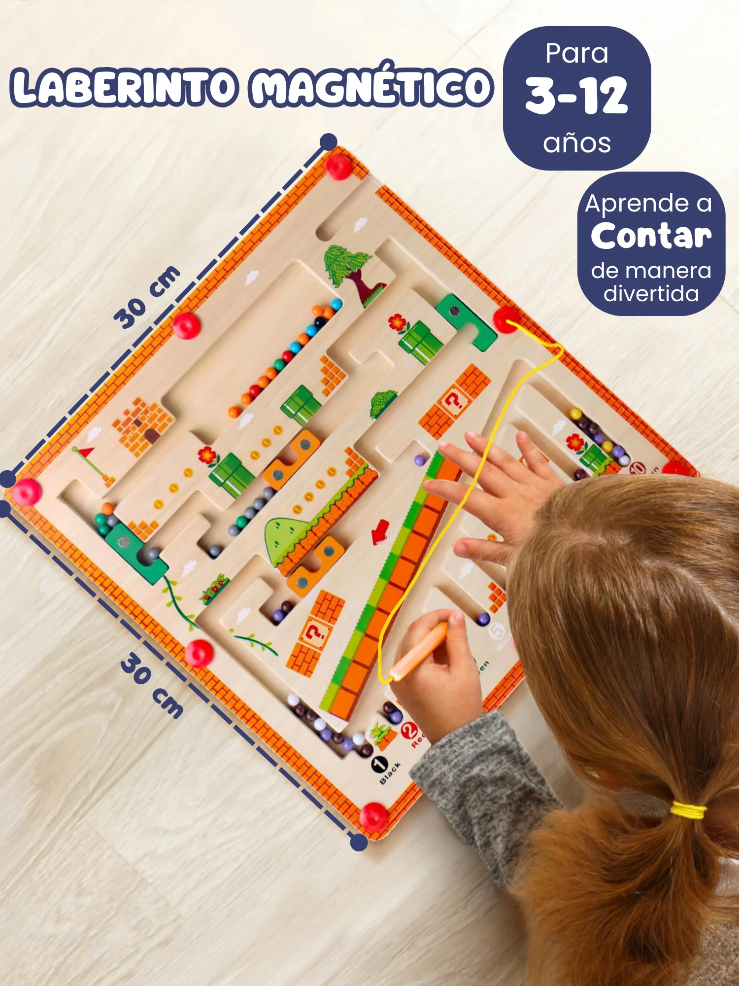 Laberinto Magnético Montessori: El Secreto Definitivo para el Desarrollo Infantil que Todos los Padres Deben Conocer 2 Laberinto Magnético Montessori: El Secreto Definitivo para el Desarrollo Infantil que Todos los Padres Deben Conocer - Imagen 2