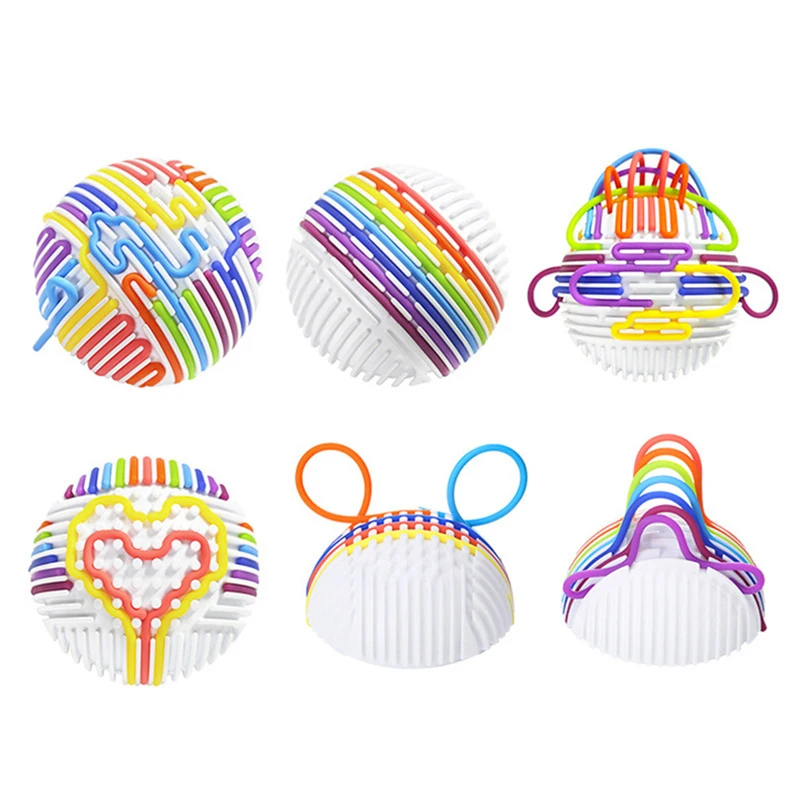 Pelota sensorial Montessori Bola educativa de varillas de silicona 4 Pelota sensorial Montessori Bola educativa de varillas de silicona - Imagen 4