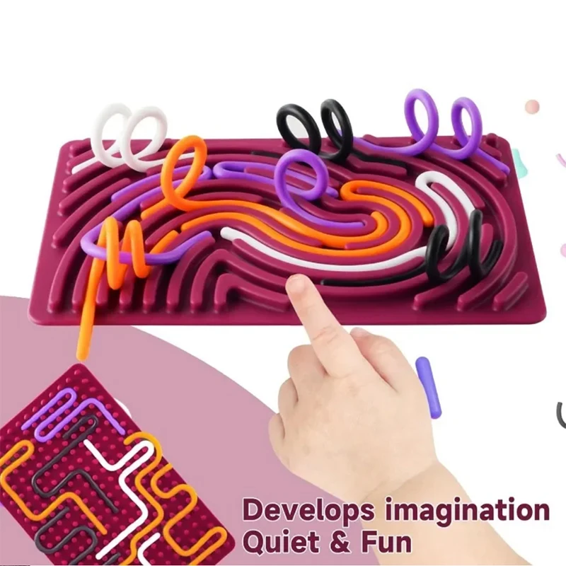 Pelota sensorial Montessori Bola educativa de varillas de silicona 2 Pelota sensorial Montessori Bola educativa de varillas de silicona - Imagen 2