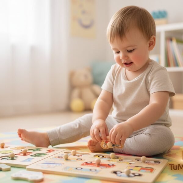 Puzzle de Madera Montessori para Bebés